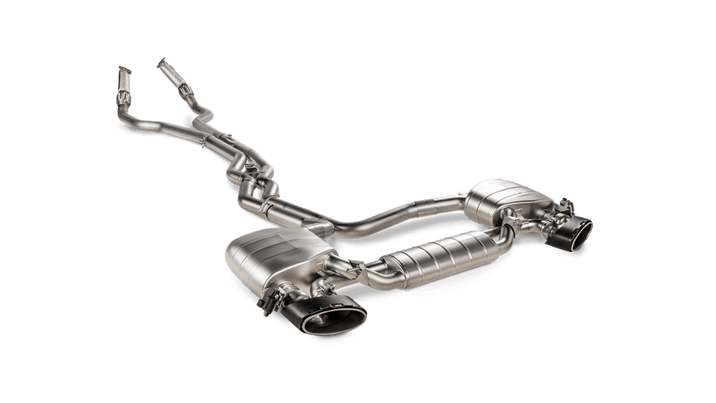 Akrapovic Evolution Line Cat Back (Titanium) with Link Pipe Set for 2020+ Audi RS6 Avant (C8)