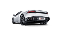 Charger l&#39;image dans la galerie, Akrapovic Slip-On Line (Titanium) Carbon Tips for 2014-18 Lamborghini Huracan LP 580-2/610-4 Coupe/Spyder