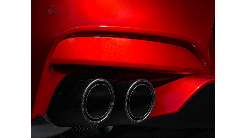 Akrapovic Carbon Tail Pipe Set for 2011-17 BMW M5 (F10)