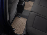 WeatherTech Rear Rubber Mats - Tan For Volvo S80 2007+