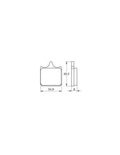 Load image into Gallery viewer, Accossato Brake Pads Kit for Motorcycle, Made In Italy Compound # AGPA55 image 1