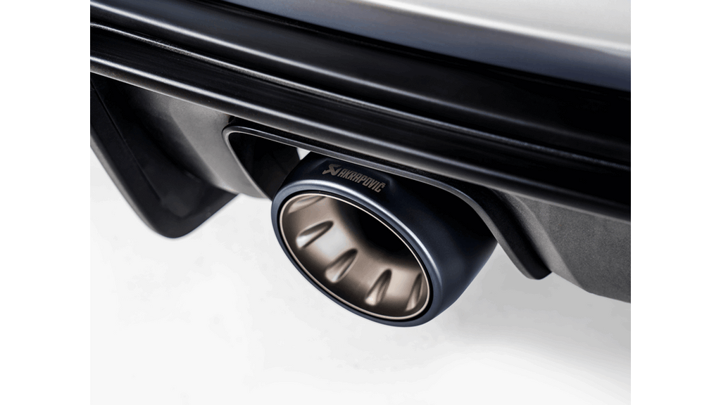 Akrapovic Tail Pipe Set (Black Coated Titanium) for 2020-2024 Porsche Cayman GT4