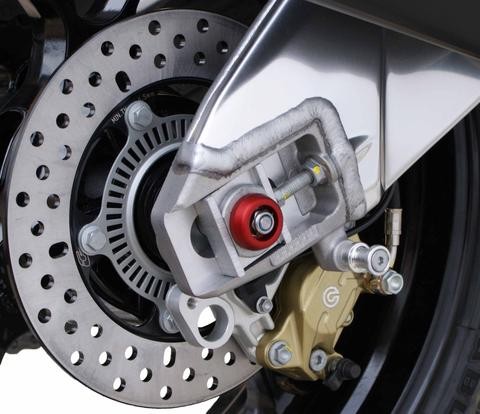 Evotech Performance Rear Spindle Bobbins for Aprilia RSV4 / Tuono V4 image 5