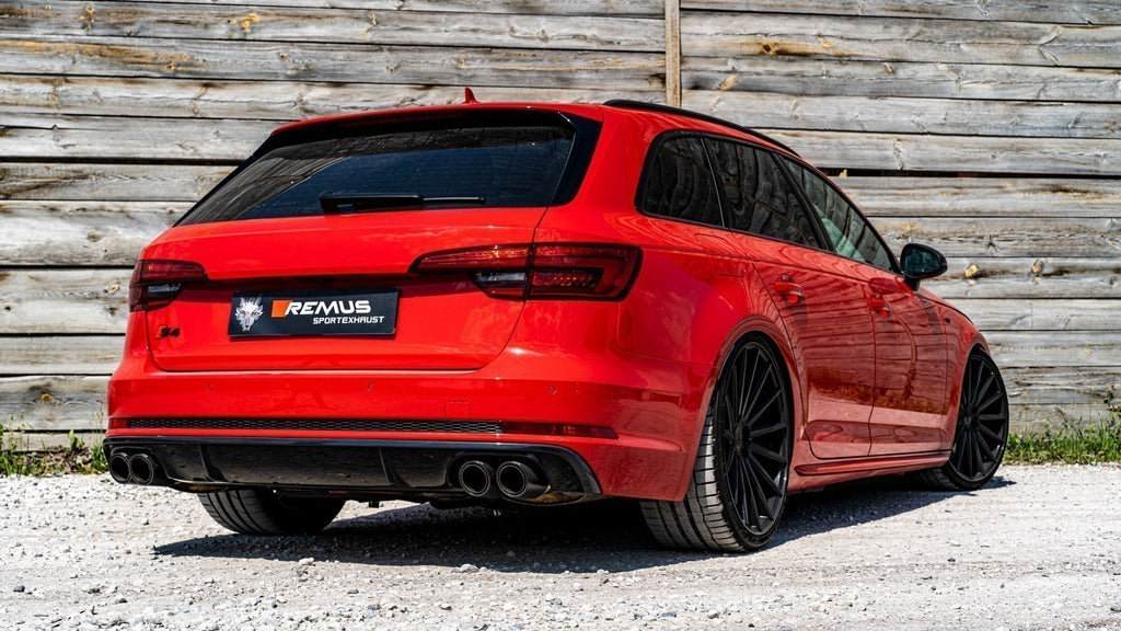 Remus Axle Back Exhaust (Tail Pipes Req) for 2016+ Audi S4 Quattro Avant Type B8 3.0L (CWG w/o GPF)