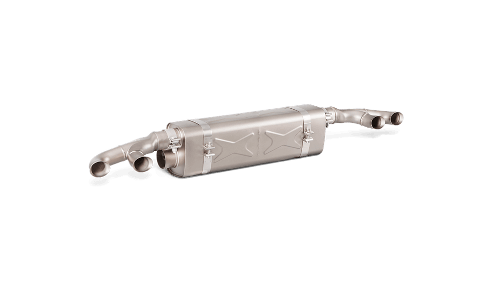 Akrapovic Slip-On Line (Titanium) for 2016-19 Porsche 911 Turbo/Turbo S