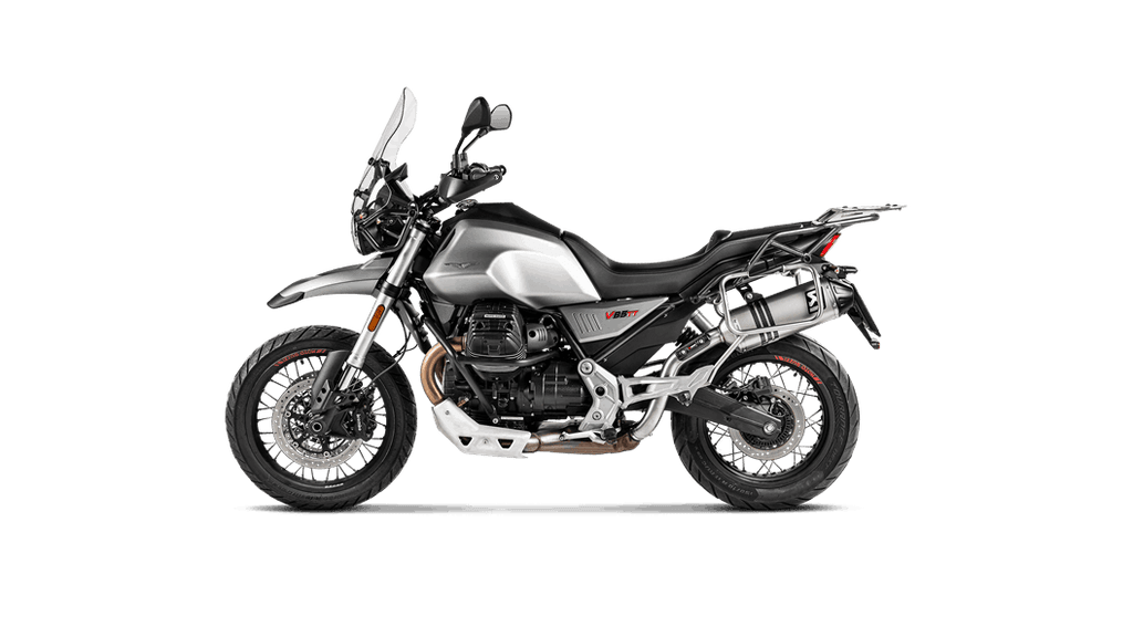 Akrapovic Slip-On Exhaust for 2019-2020 Moto Guzzi V85 TT