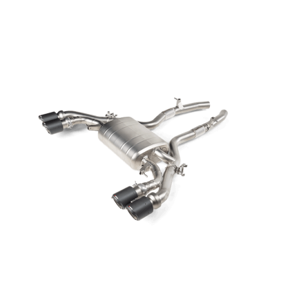 Akrapovic Slip-On Line (Titanium) w/Carbon Tips for 2019-21 BMW X3 M