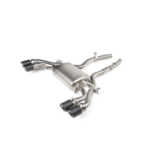 Charger l&#39;image dans la galerie, Akrapovic Slip-On Line (Titanium) w/Carbon Tips for 2019-21 BMW X3 M