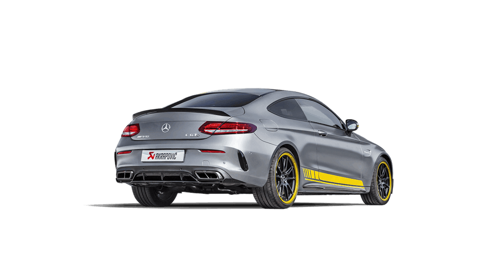 Akrapovic Evolution Line Cat Back (Titanium) w/ Carbon Tips (Req. Link Pipe) for 2016-18 AMG C63 Coupe