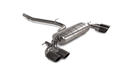 Akrapovic Evolution Line Cat Back (Titanium) with Carbon Tips for 2021+ Audi S3 Sedan (8Y)