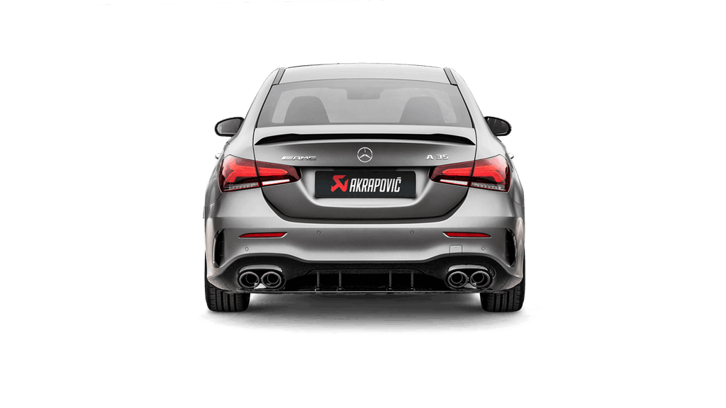 Akrapovic Slip-On Line Titanium Tips for 2019-2024 Mercedes-Benz A35 AMG Sedan