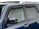 WeatherTech Front & Rear Side Window Deflectors - Dark Tint For Toyota 4Runner 2010-2023