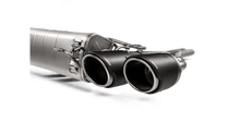 Carica l&#39;immagine nel visualizzatore di Gallery, Akrapovic Slip-On Line Titanium/Carbon Fiber Tips for 2018-20 Alfa Romeo Giulia Quadrifoglio