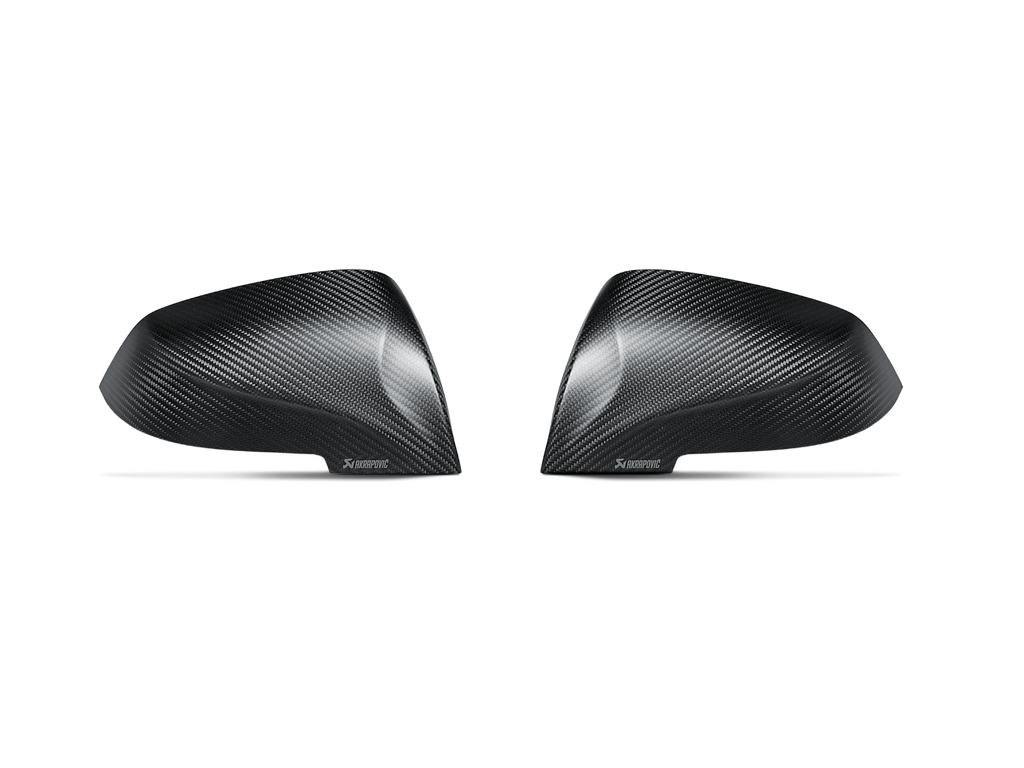Akrapovic Carbon Fiber Mirror Cap Set for 2016-21 BMW M2 (F87) / M240i