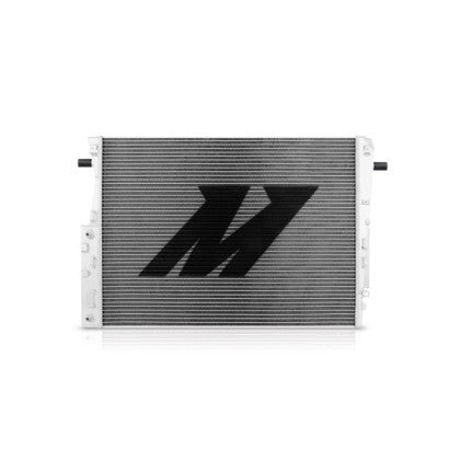 Mishimoto Radiator and Upper Support Bar for 2008-10 Ford F-250/ F-350/ F-450/ F-550 6.4L Powerstroke(Essential Protection Bundle) - Black