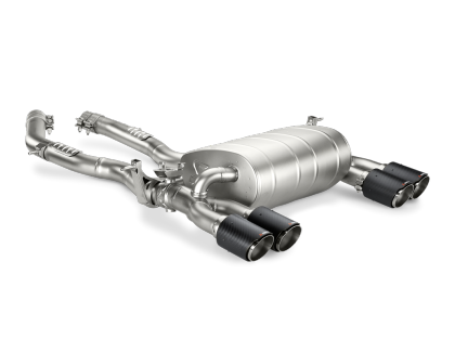 Akrapovic Slip-On Line (Titanium) w/ Carbon Tips for 2014-17 BMW M3 / M4