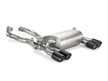 Charger l&#39;image dans la galerie, Akrapovic Slip-On Line (Titanium) w/ Carbon Tips for 2014-17 BMW M3 / M4