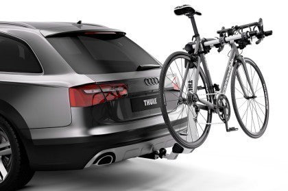 Thule Helium Pro - Hanging Hitch Bike Rack w/HitchSwitch Tilt-Down - Silver