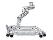 Carica l&#39;immagine nel visualizzatore di Gallery, Akrapovic Evolution Line Cat Back (Titanium) w/ Carbon Tips for  BMW 1 Series M Coupe (E82)