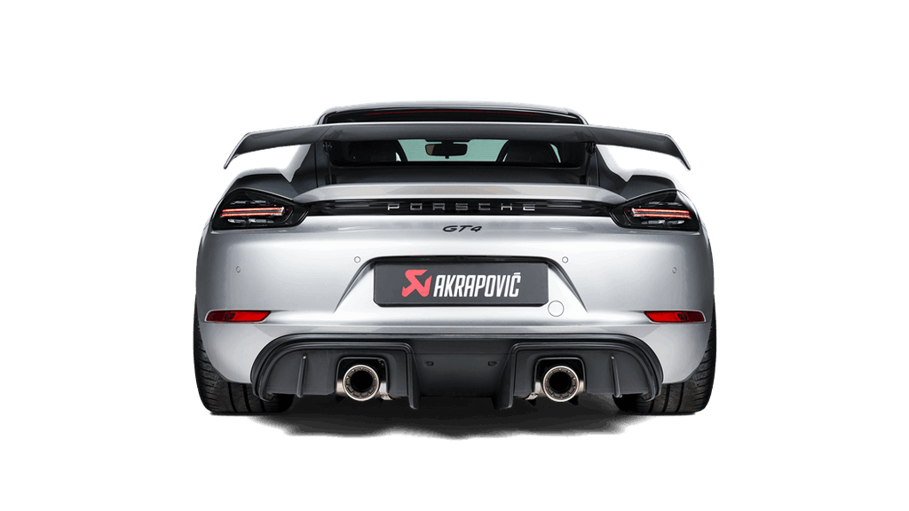Akrapovic Tail Pipe Set (Titanium) for 2020+ Porsche Cayman GT4 (718)