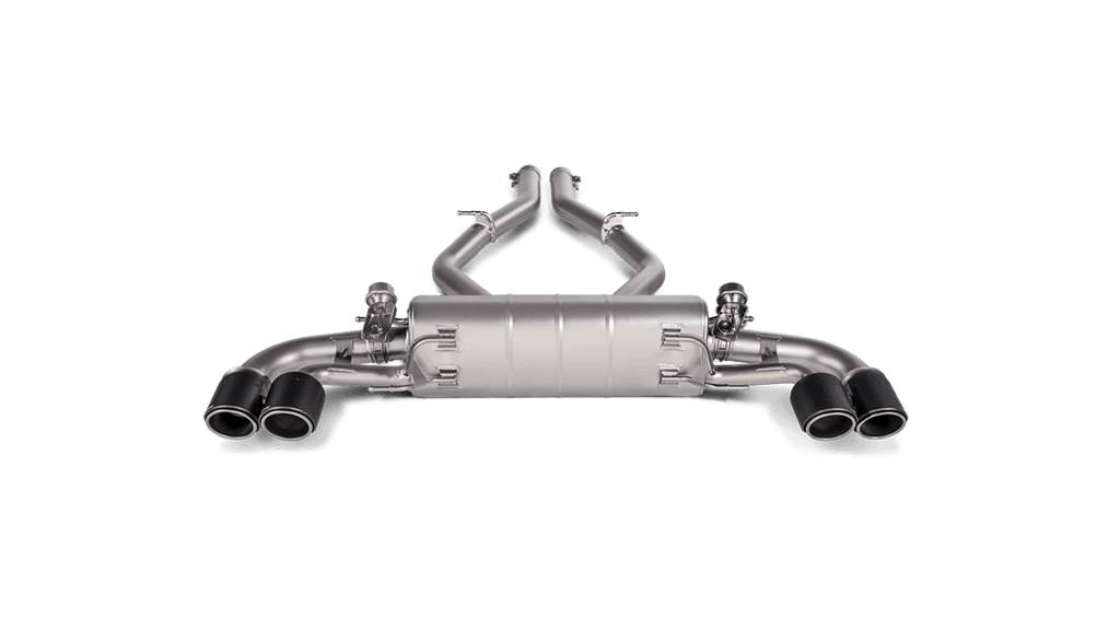 Akrapovic Slip-On Line Titanium/Carbon Fiber Tips for 2018-20 Alfa Romeo Giulia Quadrifoglio