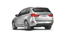 Carica l&#39;immagine nel visualizzatore di Gallery, Akrapovic Matte Rear Carbon Fiber Diffuser for 2015-18 BMW X5M X6M