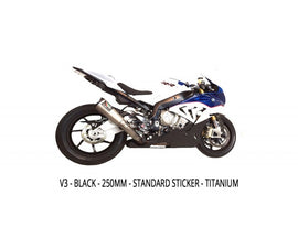 Austin Racing V3 Slip-On Exhaust for 2010-16 BMW S1000R, S1000RR