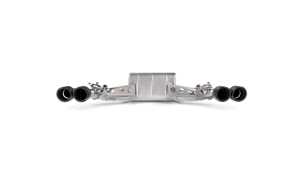 Akrapovic Evolution Line Cat Back (Titanium) with Carbon Fiber Tips for BMW M8 / M8 Competition Gran Coupe (F93)