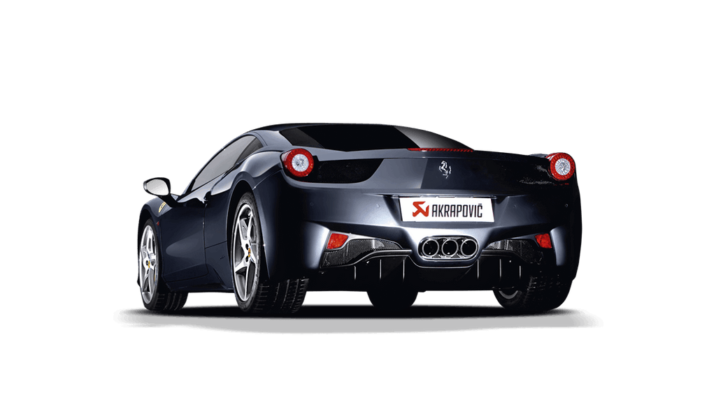 Akrapovic Slip-On Line (Titanium) for 2010-15 Ferrari 458 Italia/458 Spyder