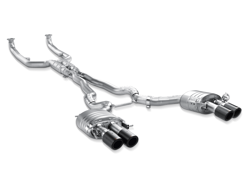 Akrapovic Evolution Line Cat Back (Titanium) w/ Titanium Tips for BMW M6 (F12 F13) 2012-17