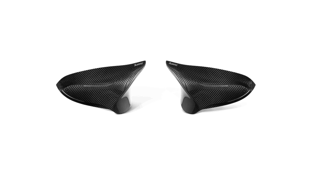 Akrapovic Carbon Fiber Mirror Cap Set - High Gloss for 2014-2018 BMW M3 (F80)
