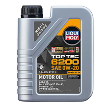 Charger l&#39;image dans la galerie, Liqui Moly 5L Top Tec 6200 Motor Oil 0W-20 for car img