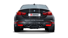 Carica l&#39;immagine nel visualizzatore di Gallery, Akrapovic Rear Carbon Fiber Diffuser - Matte For 2014-18 BMW M3 (F80)