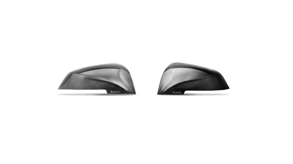 Akrapovic Carbon Fiber Mirror Cap Set for 2016-21 BMW M2 (F87) / M240i