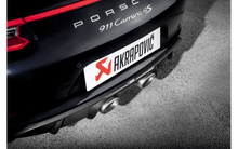 Carica l&#39;immagine nel visualizzatore di Gallery, Akrapovic Rear Carbon Fiber Diffuser - Matte Porsche 911 Carrera S/4/4S/GTS (991.2) 2016-19