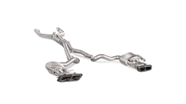 Akrapovic Evolution Line Cat Back (Titanium) w/ Carbon Tips (Req. Link Pipe) for 2016-18 AMG C63 Coupe