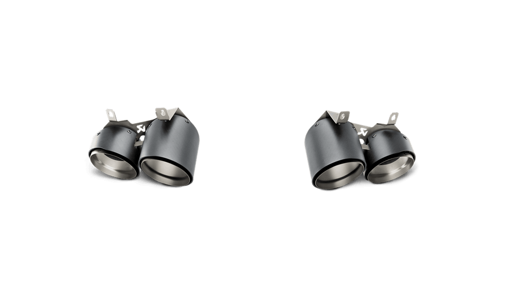 Akrapovic Slip-On Line (Titanium) Carbon Tips for 2014-18 Lamborghini Huracan LP 580-2/610-4 Coupe/Spyder