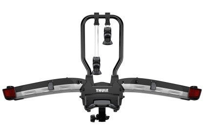 Thule EasyFold XT 2 - Fully Foldable Platform Hitch Bike Rack - Black/Silver