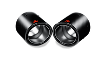 Load image into Gallery viewer, Akrapovic 09-12 Volkswagen Golf GTD (VI) Tail Pipe Set (Carbon)
