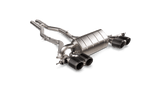 Akrapovic Slip-On (Titanium) with Octagonal Carbon Tips for 2021+ BMW M3/M4 (G80/G82)