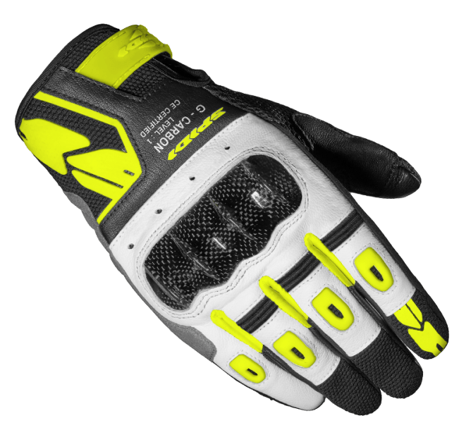 Spidi G-CARBON Motorcycle Riding Leather Gloves