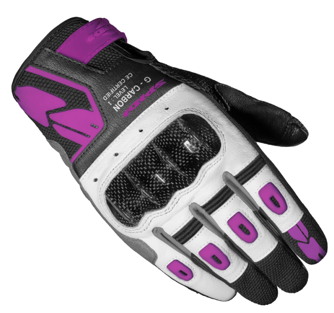 Spidi G-CARBON Motorcycle Riding Leather Gloves