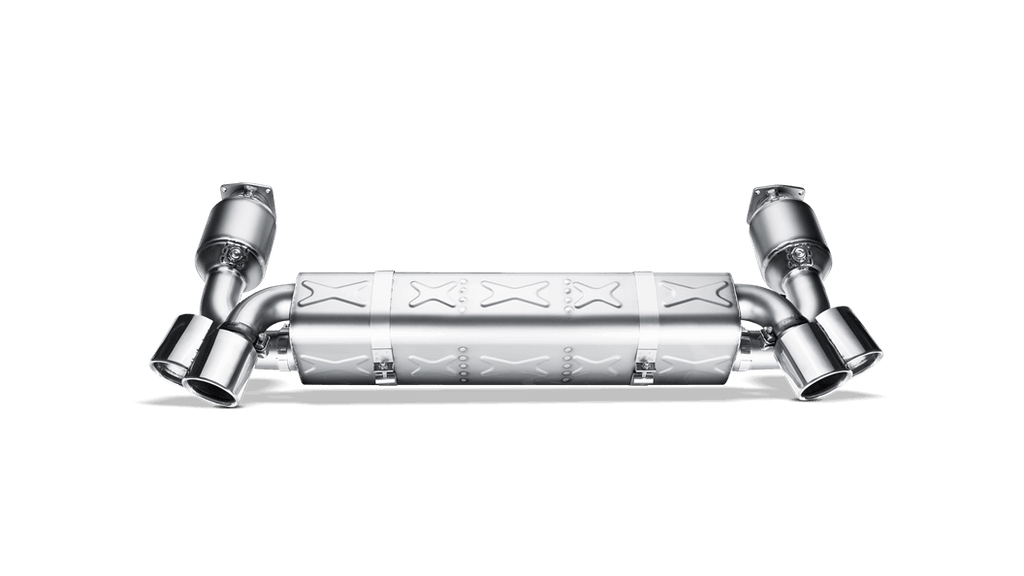 Akrapovic Slip-On Line (Titanium) w/ Titanium Tips for 2006-09 Porsche 911 Turbo