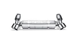 Akrapovic Slip-On Line (Titanium) w/ Titanium Tips for 2006-09 Porsche 911 Turbo