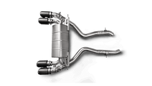 Carica l&#39;immagine nel visualizzatore di Gallery, Akrapovic Slip-On Line (Titanium) w/Carbon Fiber Tips for 2018-2024 BMW M2 Competition/M2 CS