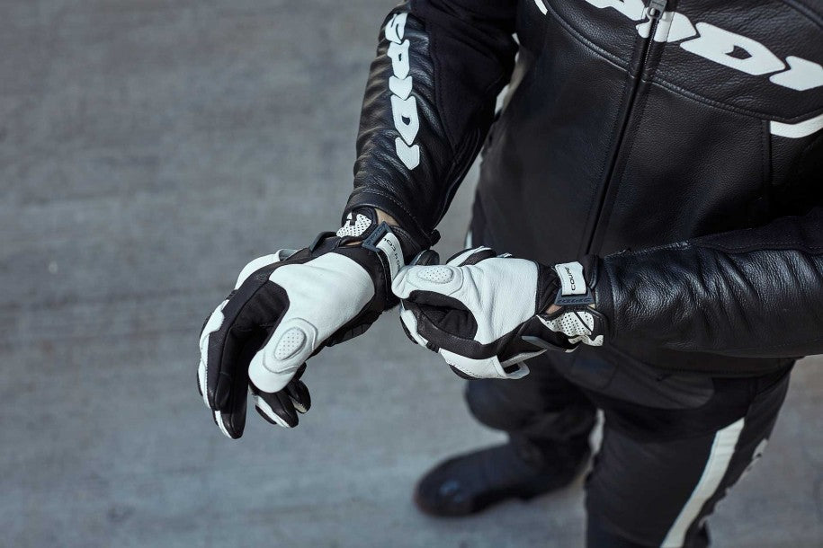 Spidi CARBO 4 Coupe' Motorcycle Riding Leather Gloves
