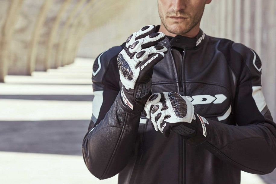 Spidi CARBO 4 Coupe' Motorcycle Riding Leather Gloves
