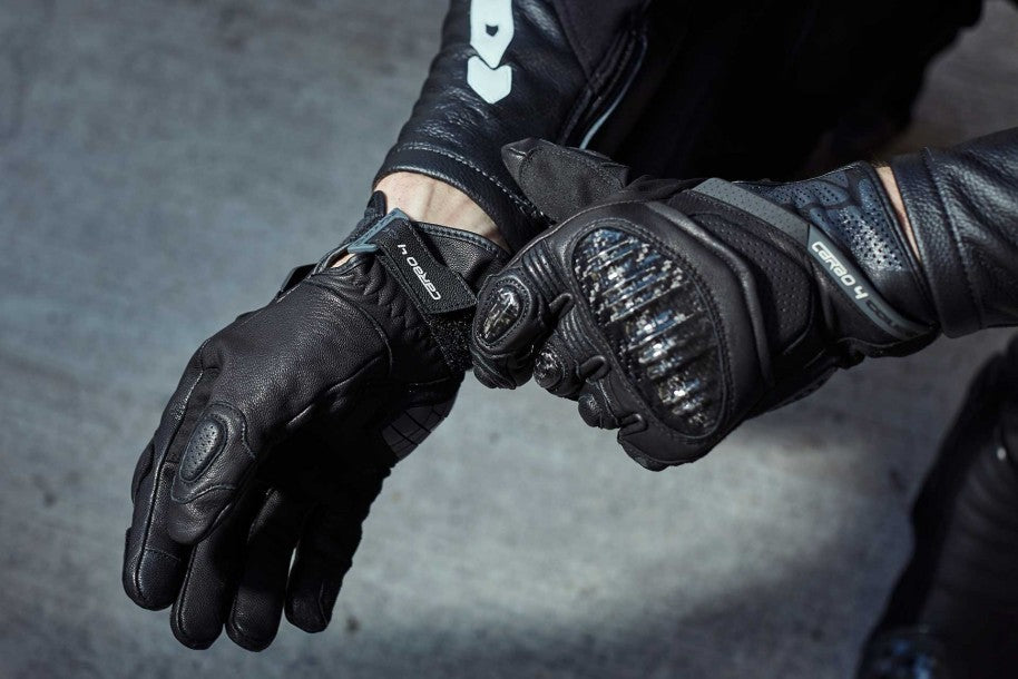 Spidi CARBO 4 Coupe' Motorcycle Riding Leather Gloves