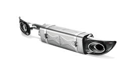 Akrapovic Slip-On Line (Titanium) w/ Titanium Tips for 2010-13 Porsche 911 Turbo / Turbo S