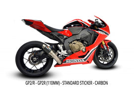 Austin Racing GP2R De-Cat Slip On Race Exhaust System for 2008+ Honda CBR1000RR, SP